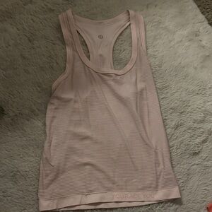 Lululemon Pink Swiftly Tech Racerback Tank Waist Length
